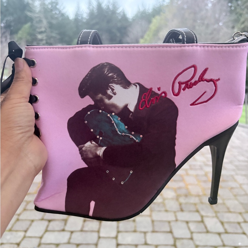 Ashley By 26 International Pink and Black Top-Handle Tote - Picture 2 of 12